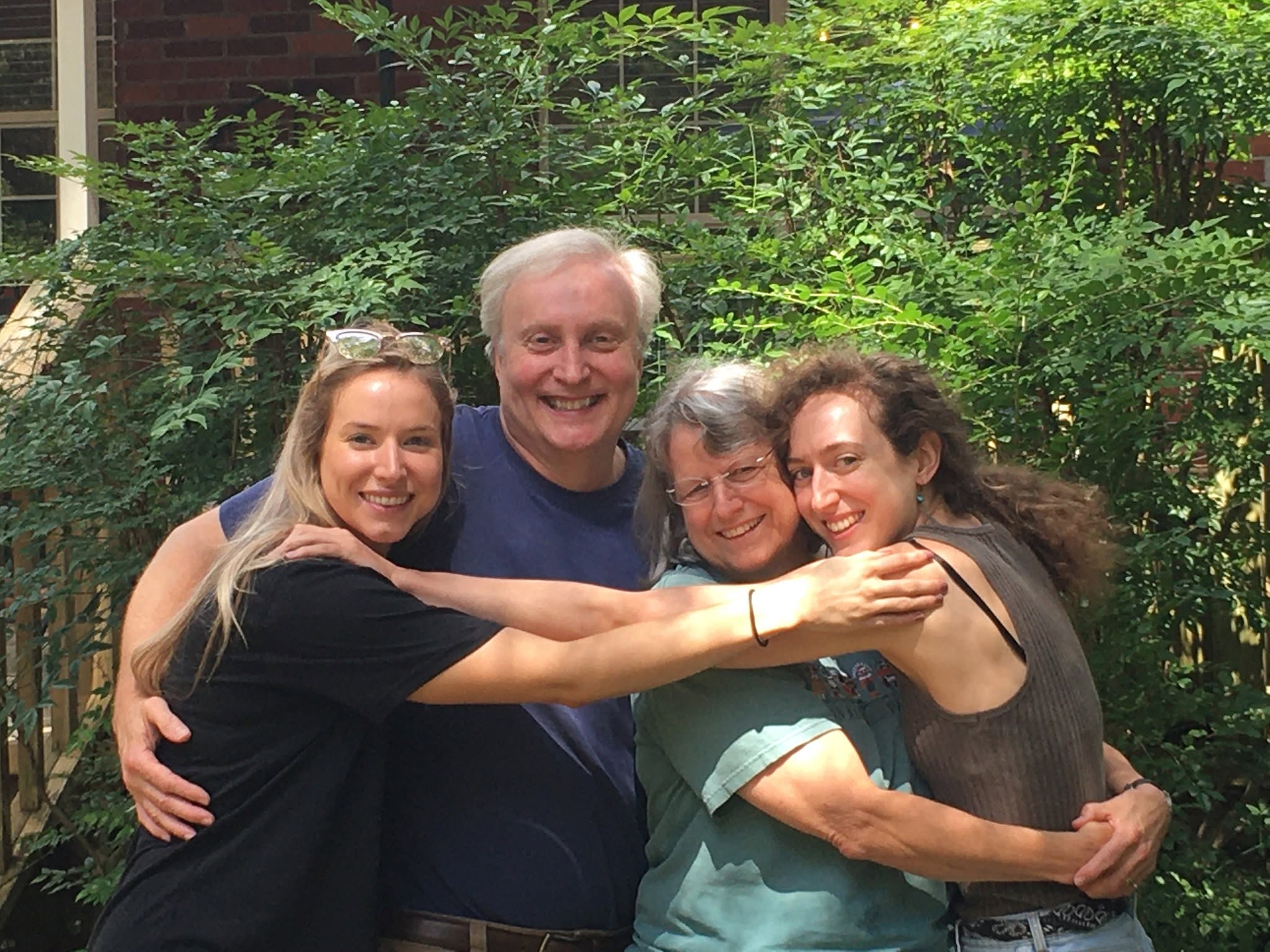 Doug Corbitt with his wife Peg and their daughters
